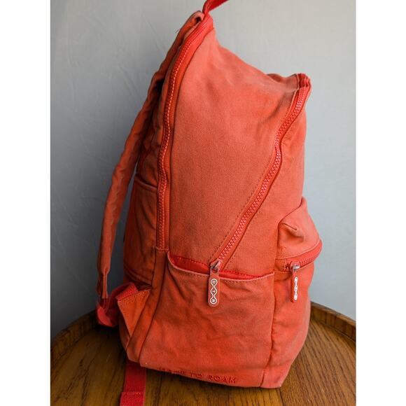 Dare to Roam Orange Back Pack Canvas - Picture 4 of 14